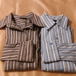 Pair of Oxford Striped Shirts
